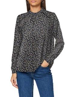 ONLY Damen Onlnew Mallory L/S Blouse AOP WVN 15154629, Night Sky/Anne Ditsy Flower, 42 von ONLY