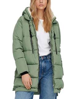 ONLY Damen Onlnora Cc Otw Long Puffer Coat Mantel, Sea Spray, S EU von ONLY