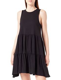 ONLY Damen Onlolivie S/L Dress Jrs, Schwarz, L von ONLY