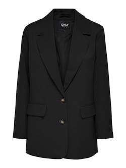 ONLY Damen Onlrosella Life Oversized Blazer Cc Otw Jacke, Schwarz, M EU von ONLY