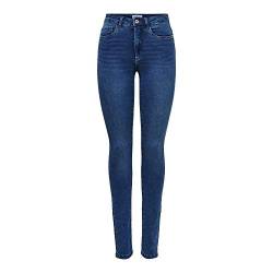 ONLY Damen Onlroyal High Waist Skinny Jeans, Medium Blue Denim, M / 30 von ONLY
