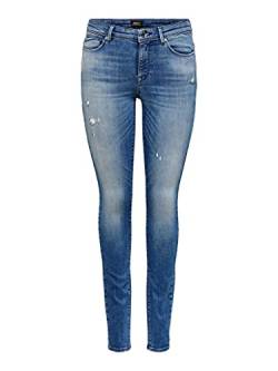 ONLY Damen Onlshape Life Reg Skinny Dnm Rea540 Noos, Medium Blue Denim, 26-34 von ONLY