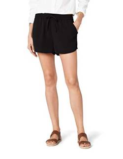 ONLY Damen Onlturner WVN NOOS Straight Leg Shorts, Schwarz (Black Black), W(HerstellerGröße: 34) von ONLY