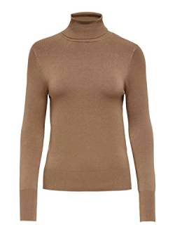 ONLY Damen Onlvenice L/S Rollneck Pullover Knt Noos Strickjacke, Toasted Coconut, XS EU von ONLY