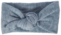 ONLY Damen Onlvictoria Knot Life Wool Cc Cold Weather Headband, Dusty Blue/Detail:MELANGE, Einheitsgröße EU von ONLY