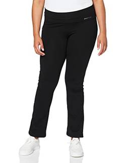 ONLY Damen Onpfold jazzbukser Curvy-opus Sporthose, Schwarz (Black Black), 44-46 EU von ONLY