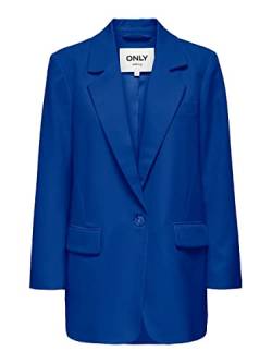ONLY Damen Oversized Langarm Blazer Eleganter Basic Cardigan Business Jacke Mantel ONLLANA-Berry von ONLY