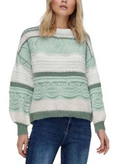 ONLY Damen Pullover 15257667 Silt Green M von ONLY