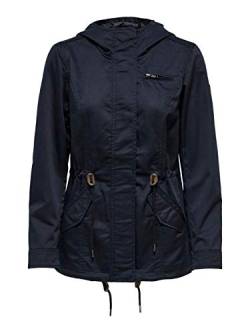 ONLY Damen onlLORCA Spring Parka Jacket OTW Jacke, Blau (Blue Graphite), 36 (Herstellergröße: S) von ONLY