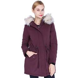 ONLY Damen onlLUCCA Long Parka OTW Jacke, Braun (Fudge), 36 (Herstellergröße: S) von ONLY