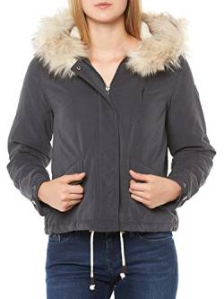 ONLY Damen onlSKYLAR FUR Parka CC OTW Jacke, Blau (Blue Graphite), 42 (Herstellergröße: XL) von ONLY