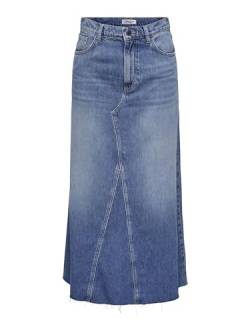 ONLY Female Jeansrock Hohe Taille Langer Rock von ONLY