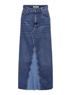 ONLY Female Jeansrock Hohe Taille Langer Rock von ONLY