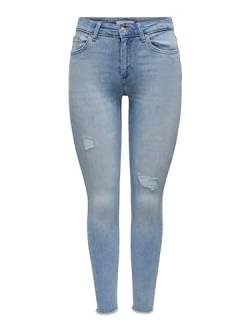 ONLY Female Skinny Jeans-Hose ONLBlush Life Mid Skinny Fit Jeans, Farbe:Blau, Jeans/Hosen Neu:S / 30L von ONLY