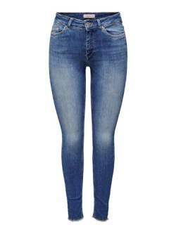 ONLY Female Skinny Jeans ONLBlush Life Mid Skinny Fit Jeans, Farbe:Blau, Jeans/Hosen Neu:L / 34L von ONLY