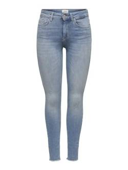 ONLY Female Skinny Jeans ONLlBlush Life Mid Skinny Fit Jeans, Farbe:Blau, Jeans/Hosen Neu:XL / 34L von ONLY