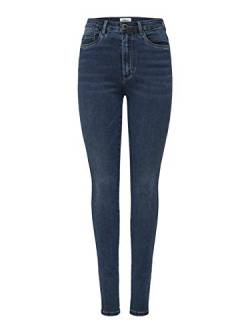 ONLY Female Skinny Jeans - OnlRoyal High Waist Stretch-Hose, Farbe:Blau, Größe:L/30 von ONLY