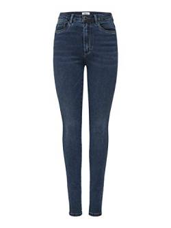 ONLY Female Skinny Jeans - OnlRoyal High Waist Stretch-Hose, Farbe:Blau, Größe:M/34 von ONLY