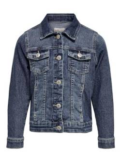 ONLY Girl Jeansjacke Dunkelblaue 128Medium Blue Denim von ONLY