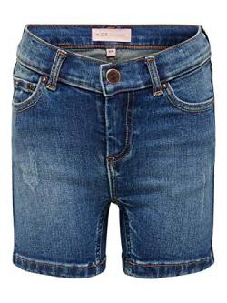 ONLY M dchen Konblush Dnm 1303 Noos Jeans Shorts, Medium Blue Denim, 116 EU von ONLY