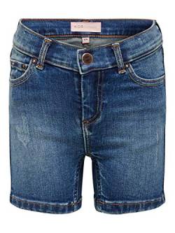 ONLY M dchen Konblush Dnm 1303 Noos Jeans Shorts, Medium Blue Denim, 146 EU von ONLY