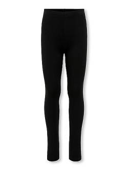 ONLY Mädchen KOGEMILI Brushed SWT NOOS Leggings, Black, 122 cm-128 cm von ONLY