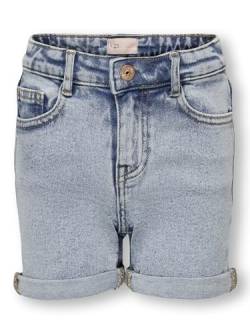 ONLY Mädchen Kogphine Dnm Azg668 Noos Jeans Shorts, Light Blue Denim, 146 EU von ONLY