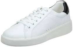 ONLY SHOES Damen ONLSOUL-4 PU Sneaker, White/Detail:w. Black, 39 EU von ONLY