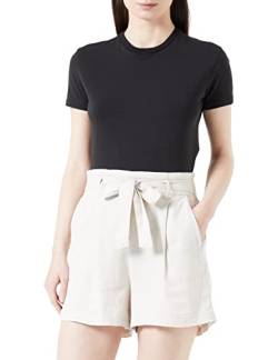 ONLY Women's ONLCARO PB Belt Linen Blend PNT Shorts, Silver Lining, XS von ONLY