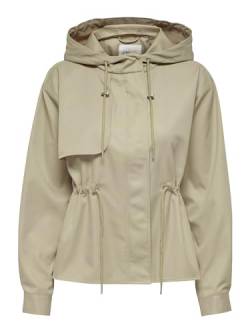 ONLY Women's ONLCHLOE Trenchcoat CC OTW Parka, White Pepper, M von ONLY