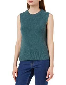 ONLY Women's ONLPARIS Life Vest KNT NOOS Pullunder, Balsam Green/Detail:Melange, XXS von ONLY