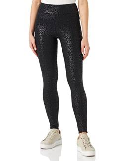 ONLY Women's ONLSHINE Leggings NOOS Hose, Black/AOP:Leo, S von ONLY