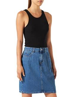 ONLY Women's ONLVEGA Life HW MOM DNM Skirt Rock, Medium Blue Denim, XS von ONLY