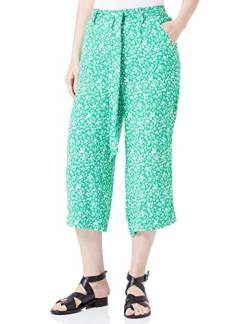 ONLY Women's Onlnova Life Crop Pant PTM Palazzo Hose, Fern Green/AOP:354 Mono floral, 36 von ONLY