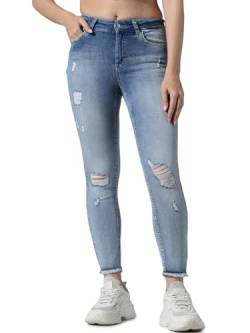 ONLY Womens Light Blue Denim Jeans Solid von ONLY