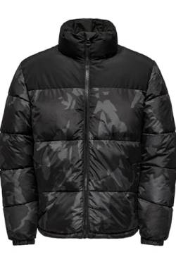 ONLY&SONS Herren Jacke ONSMELVIN LIFE LF PUFFER JACKET OTW VD (XXL, phantom) von ONLY