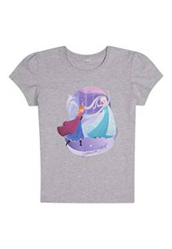 Frozen - Die Eiskönigin ELSA Kinder Mädchen T-Shirt Kurzarm (as3, Numeric, Numeric_110, Numeric_116, Regular) von ONOMATO!