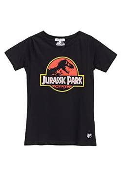 Jurassic Park Damen T-Shirt Oberteil Schwarz (L) von ONOMATO!