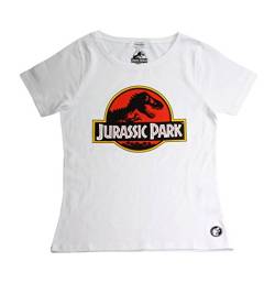 Jurassic Park T-Shirt für Damen von Onomato! (L, Weiß) von ONOMATO!