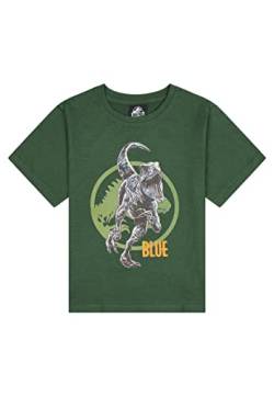 Jurassic World Blue Jungen T-Shirt Dunkel-Grün, Größe Kids:128 von ONOMATO!