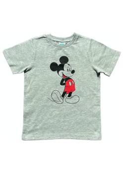 Mickey Mouse Jungen Kinder T-Shirt Grau (122-128, Numeric_122) von ONOMATO!