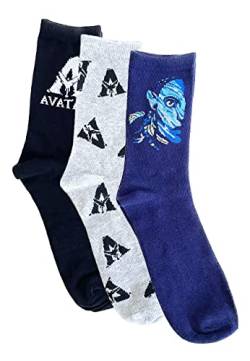 ONOMATO! Avatar Herren Socken 3er Pack (as3, numeric, numeric_39, numeric_42, regular, regular) von ONOMATO!