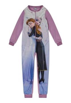 ONOMATO! Frozen - Die Eiskönigin Fleece Jumpsuit Schlafanzug Kinder Mädchen, Größe Kids:134-140 von ONOMATO!