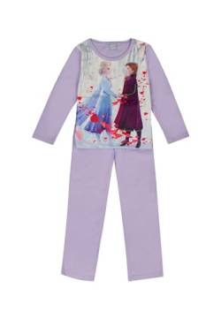 ONOMATO! Frozen - Die Eiskönigin Schlafanzug Pyjama Mädchen, Größe Kids:122-128 von ONOMATO!