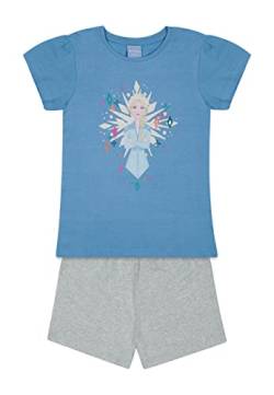 ONOMATO! Frozen - Die Eiskönigin Sommer Schlafanzug Shorty Pyjama-Set kurz, Größe Kids:110-116 von ONOMATO!