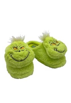 ONOMATO! Hausschuhe Pantoffeln Grinch Damen (Grün, EU Schuhgrößensystem, Erwachsene, Damen, Numerisch (von/bis), M, 38, 39) von ONOMATO!