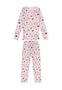 ONOMATO! Peppa Wutz Pig Kinder Schlafanzug Mädchen Pyjama Langarmshirt Langarm T-Shirt + Schlafhose, Größe Kids:98-104 von ONOMATO!