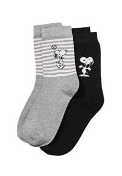 ONOMATO! Socken Damen | Peanuts Snoopy | Strümpfe | 2er Set | Geschenke für Frauen | Erwachsene von ONOMATO!