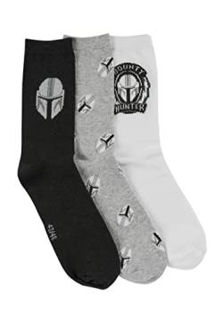 ONOMATO! Star Wars the Mandalorien Jungen Socken 3er Pack (as3, numeric, numeric_27, numeric_30, regular) von ONOMATO!