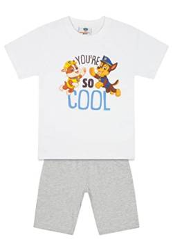 Paw Patrol Rubble und Chase Sommer Schlafanzug Shorty Pyjama-Set kurz, Größe Kids:98-104 von ONOMATO!